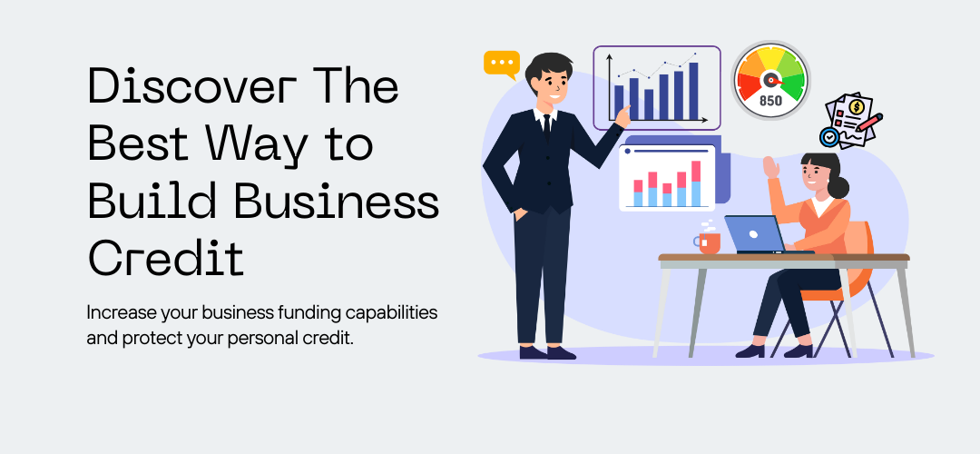 A team with business credit builder dashboard